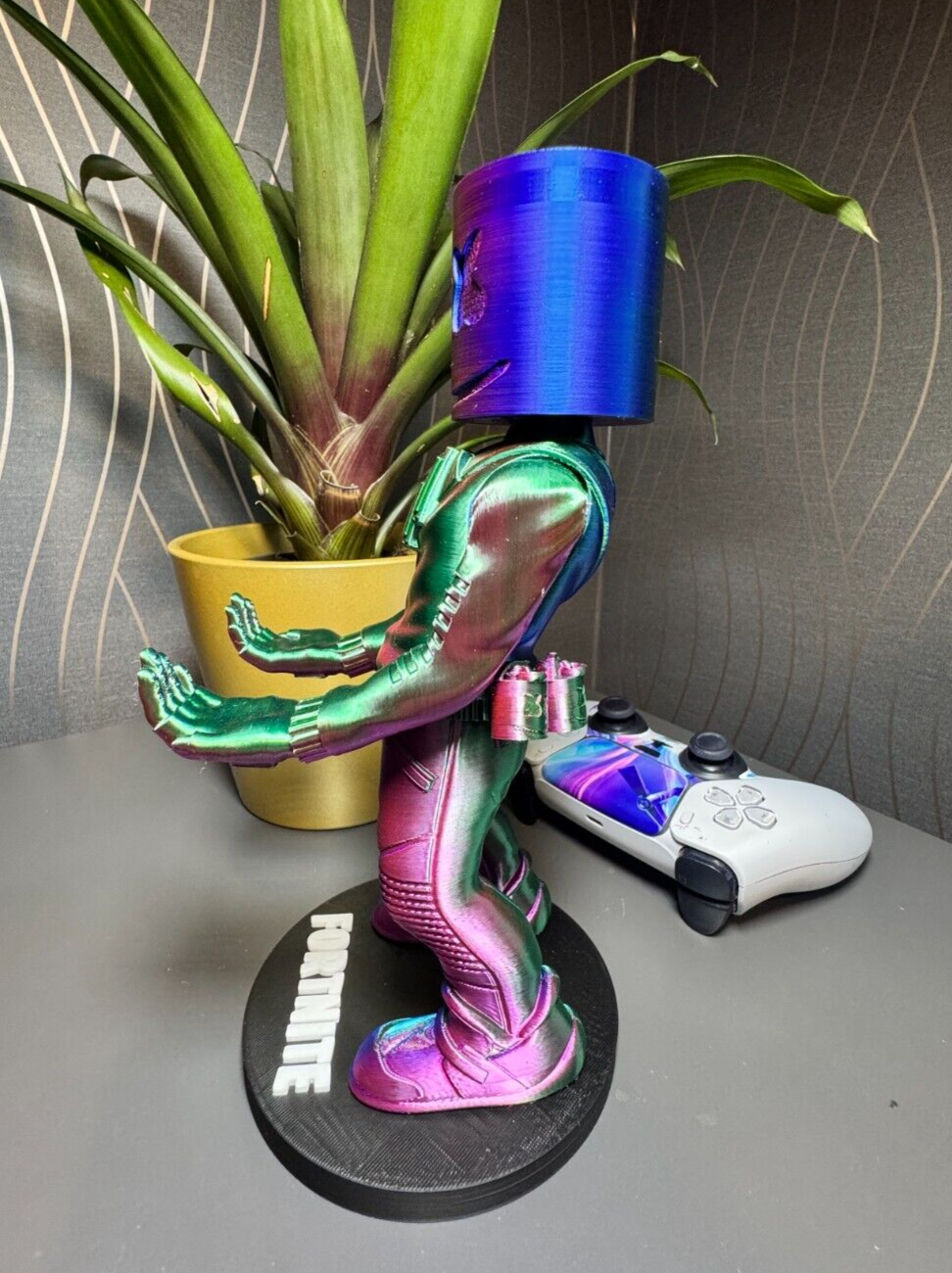 RARE Marshmello Fortnite Gaming Controller & Phone Holder | Disco Edition 1/25