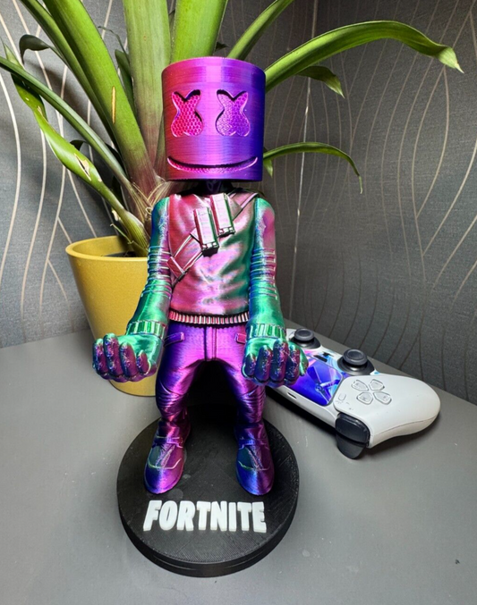 RARE Marshmello Fortnite Gaming Controller & Phone Holder | Disco Edition 1/25