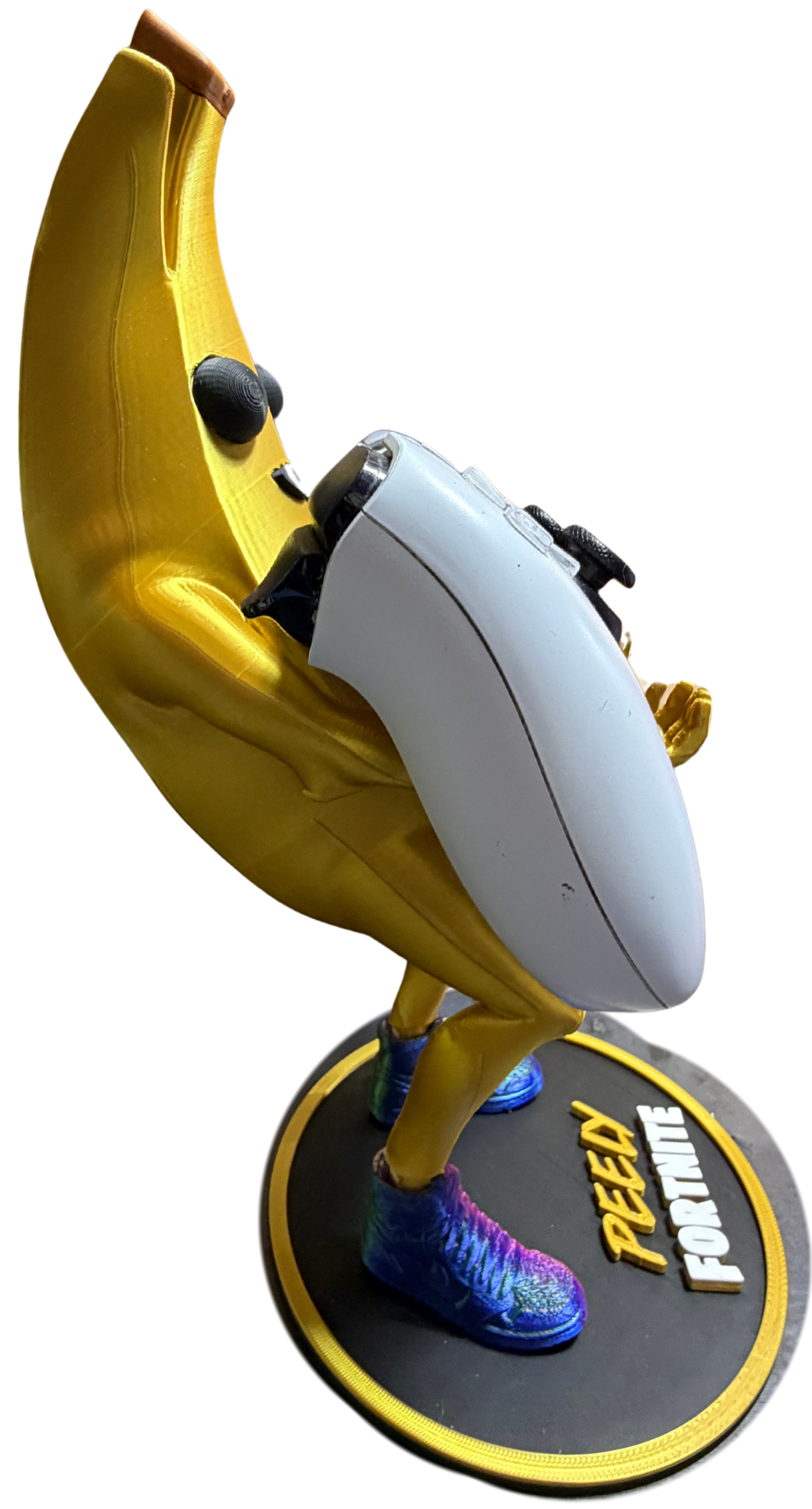 RARE Fortnite Peely Skin Gaming Controller Holder & Phone Stand 30cm | Gold Edition