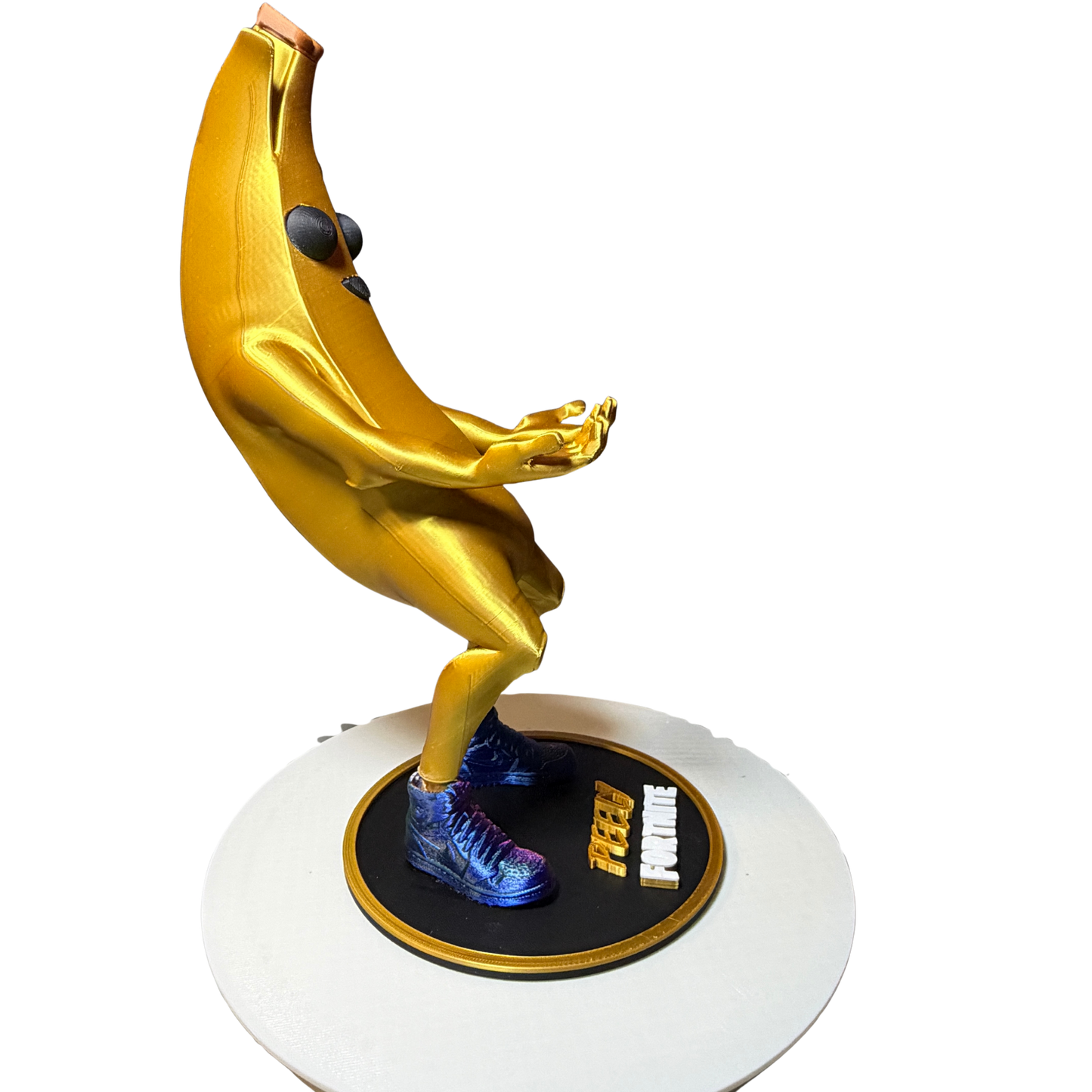 RARE Fortnite Peely Skin Gaming Controller Holder & Phone Stand 30cm | Gold Edition